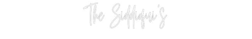 Custom Neon: The Siddiqui’s - Neon Filter