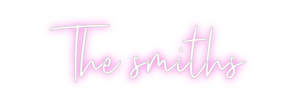 Custom Neon: The smiths - Neon Filter