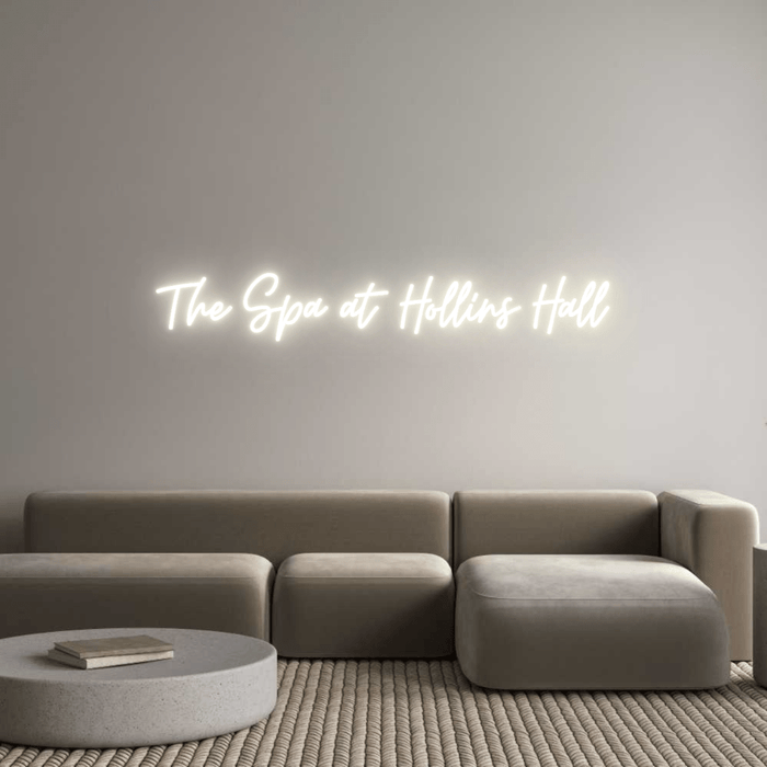 Custom Neon: The Spa at Ho... - Neon Filter