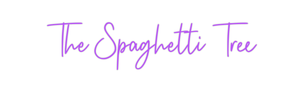 Custom Neon: The Spaghetti... - Neon Filter