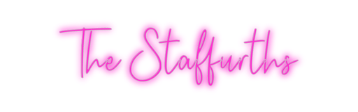 Custom Neon: The Staffurths - Neon Filter