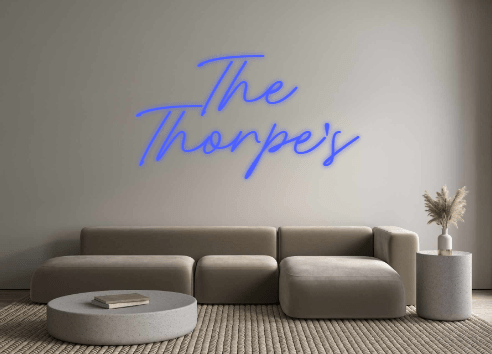 Custom Neon: The Thorpe's - Neon Filter