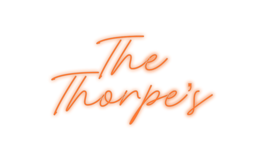 Custom Neon: The Thorpe’s - Neon Filter