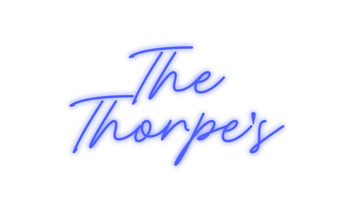 Custom Neon: The Thorpe's - Neon Filter