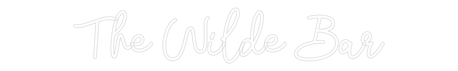 Custom Neon: The Wilde Bar - Neon Filter