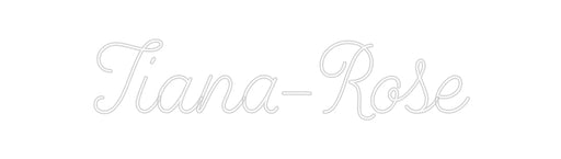 Custom Neon: Tiana - Rose - Neon Filter