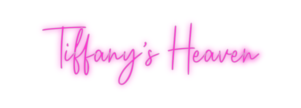 Custom Neon: Tiffany’s Hea... - Neon Filter