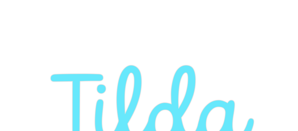 Custom Neon: Tilda - Neon Filter