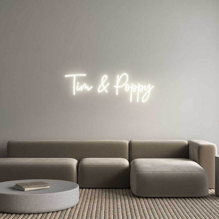 Custom Neon: Tim & Poppy - Neon Filter