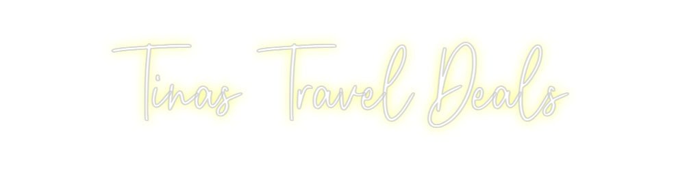 Custom Neon: Tinas Travel ... - Neon Filter