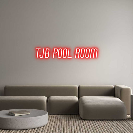 Custom Neon: TJB Pool Room - Neon Filter