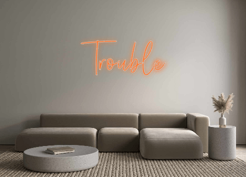 Custom Neon: Trouble - Neon Filter