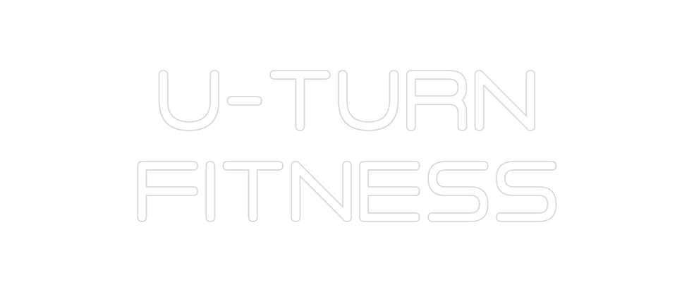 Custom Neon: U - TURN Fitness - Neon Filter