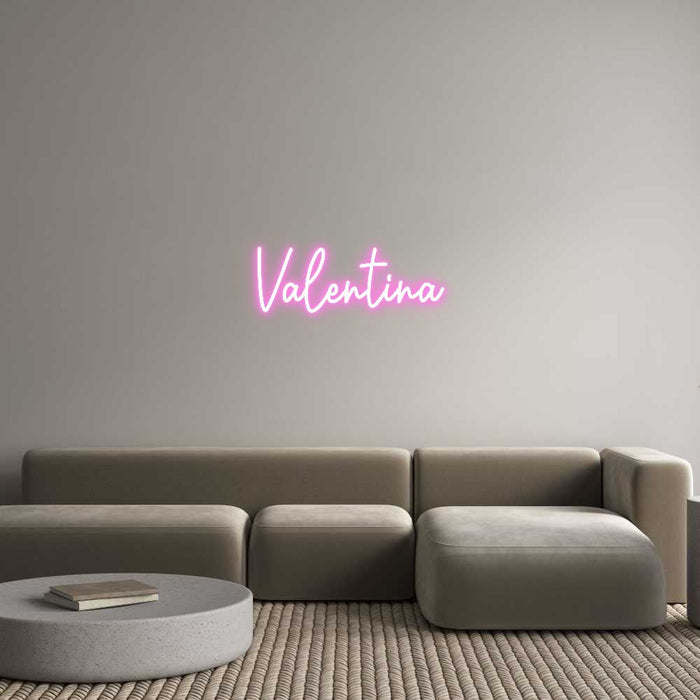 Custom Neon: Valentina - Neon Filter