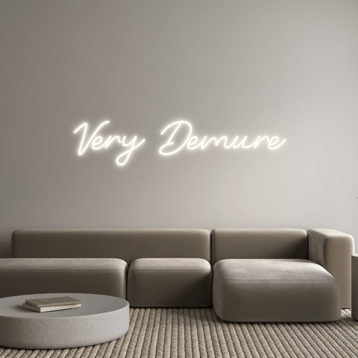 Custom Neon: Very Demure - Neon Filter