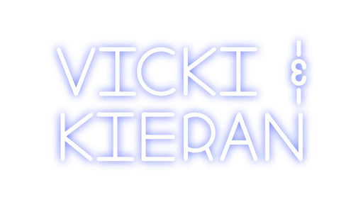 Custom Neon: Vicki & Kier... - Neon Filter