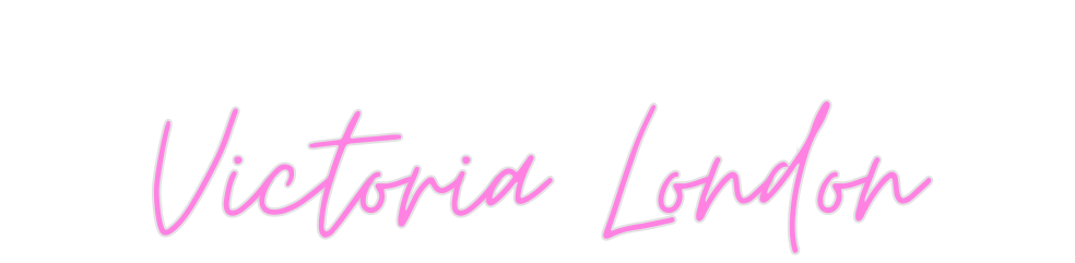 Custom Neon: Victoria London - Neon Filter