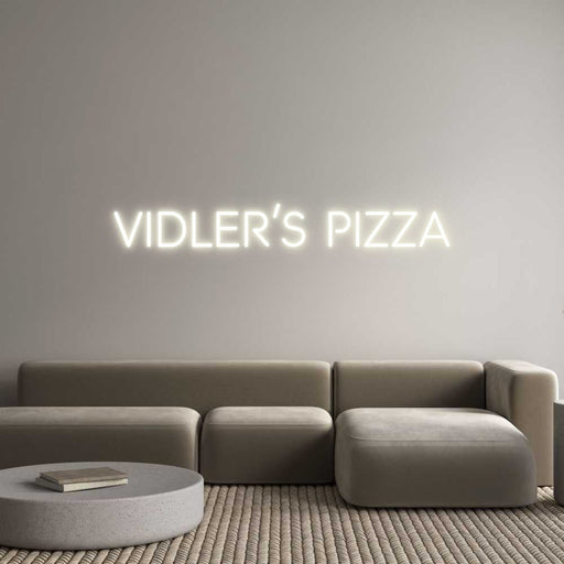 Custom Neon: Vidler's Pizza - Neon Filter