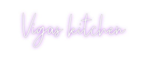 Custom Neon: Vigas kitchen - Neon Filter