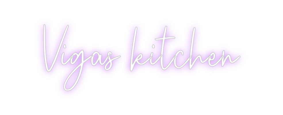 Custom Neon: Vigas kitchen - Neon Filter