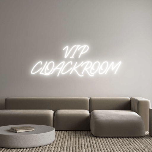 Custom Neon: VIP CLOACKROOM - Neon Filter