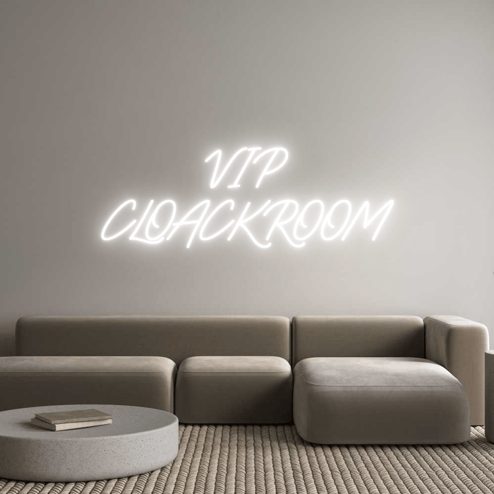 Custom Neon: VIP CLOACKROOM - Neon Filter