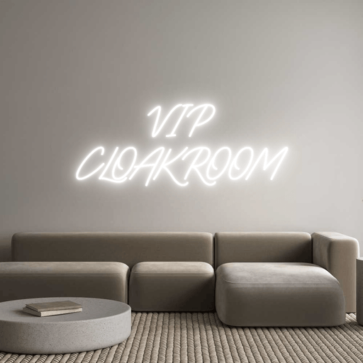 Custom Neon: VIP CLOAKROOM - Neon Filter