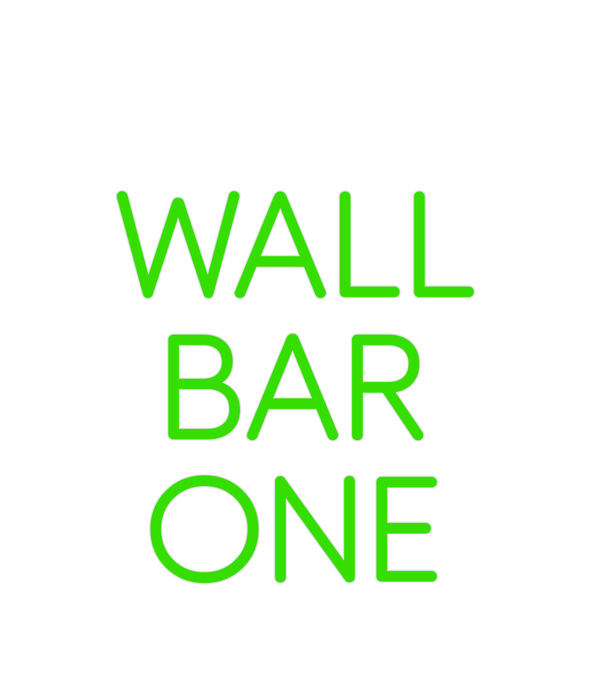 Custom Neon: WALL BAR ONE - Neon Filter