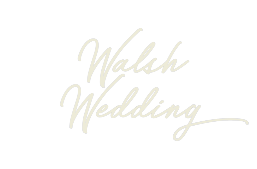 Custom Neon: Walsh Wedding - Neon Filter