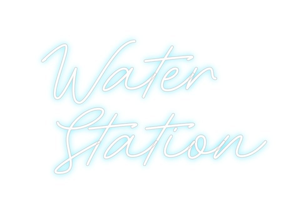 Custom Neon: Water Station - Neon Filter