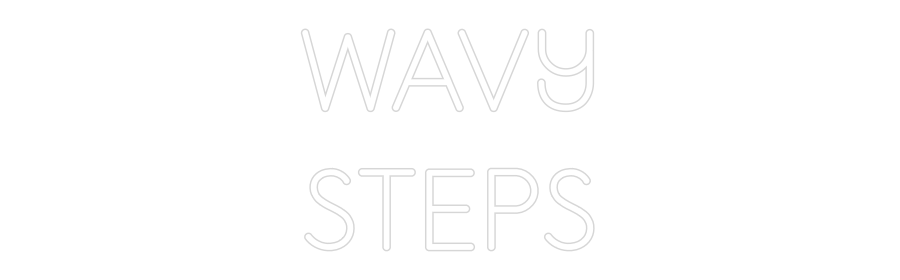 Custom Neon: WAVY STEPS - Neon Filter