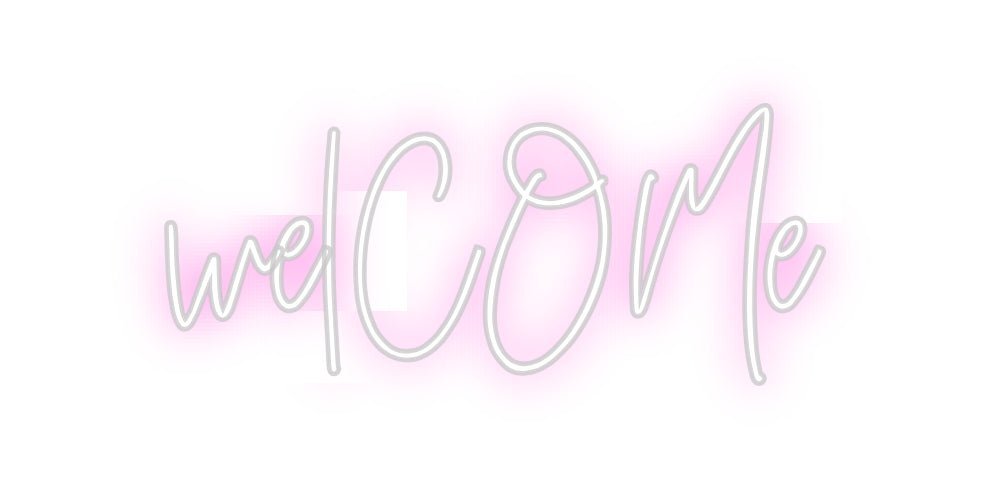 Custom Neon: welCOMe - Neon Filter