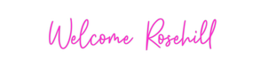 Custom Neon: Welcome Rose... - Neon Filter