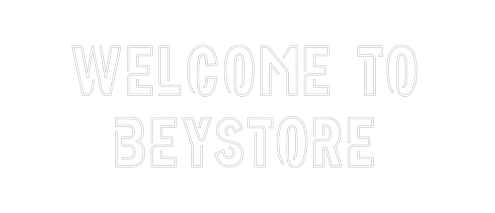 Custom Neon: Welcome To Be... - Neon Filter