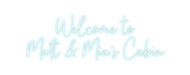 Custom Neon: Welcome to M... - Neon Filter
