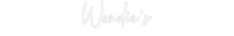 Custom Neon: Wendie's - Neon Filter