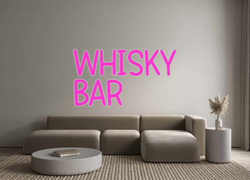 Custom Neon: WHISKY BAR - Neon Filter