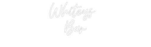 Custom Neon: Whiteys Bar - Neon Filter