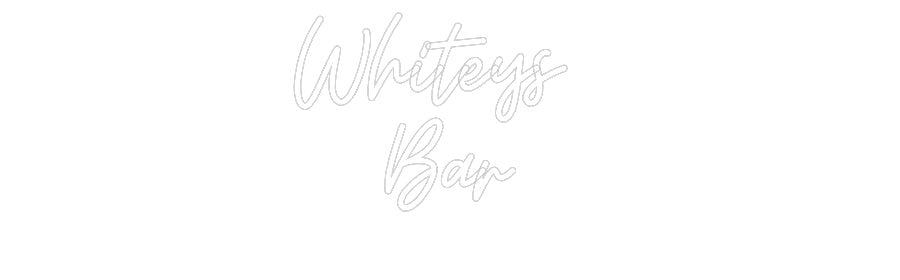 Custom Neon: Whiteys Bar - Neon Filter