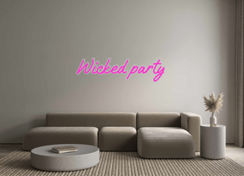 Custom Neon: Wicked party - Neon Filter