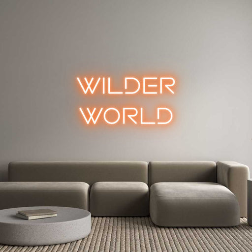 Custom Neon: WILDER WORLD - Neon Filter