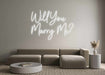 Custom Neon: Will You Mar... - Neon Filter