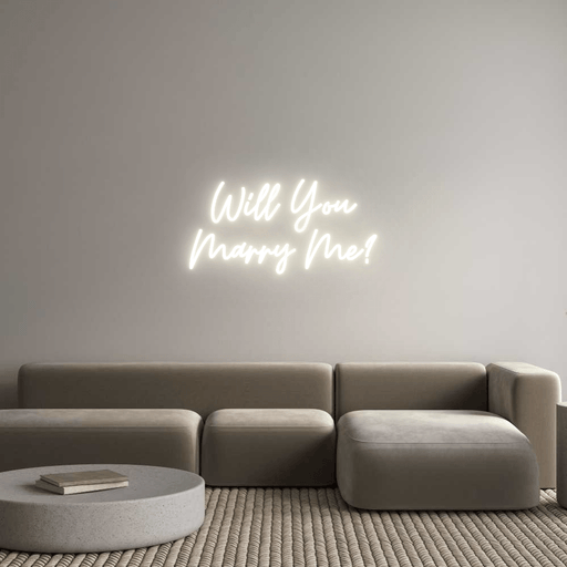 Custom Neon: Will You Mar... - Neon Filter