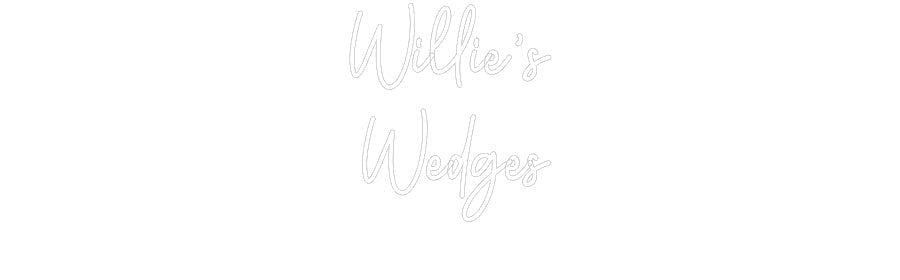 Custom Neon: Willie’s Wed... - Neon Filter