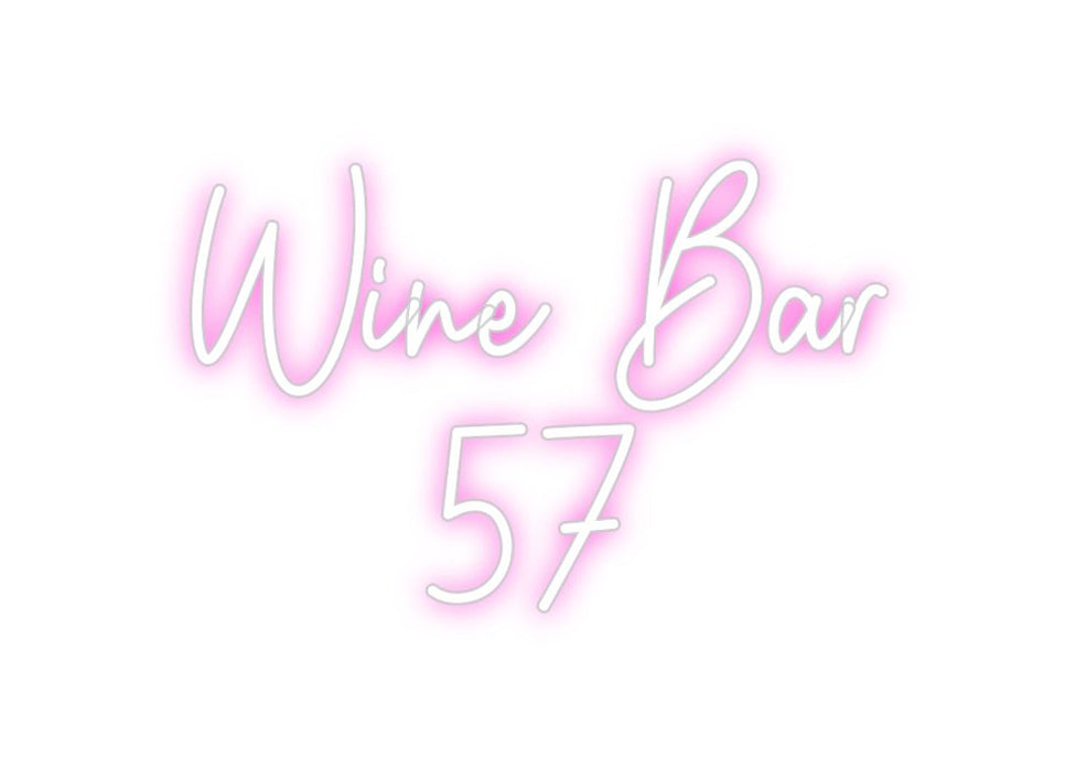 Custom Neon: Wine Bar 57 - Neon Filter