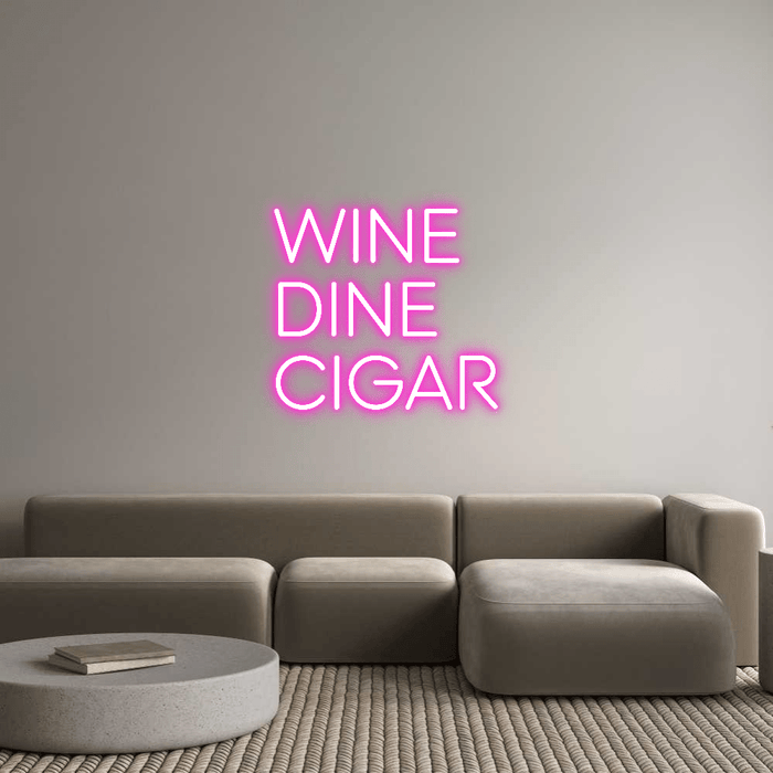 Custom Neon: Wine Dine ... - Neon Filter