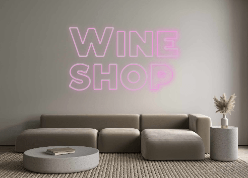 Custom Neon: Wine shop - Neon Filter