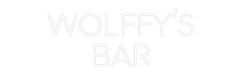 Custom Neon: WOLFFY’S BAR - Neon Filter