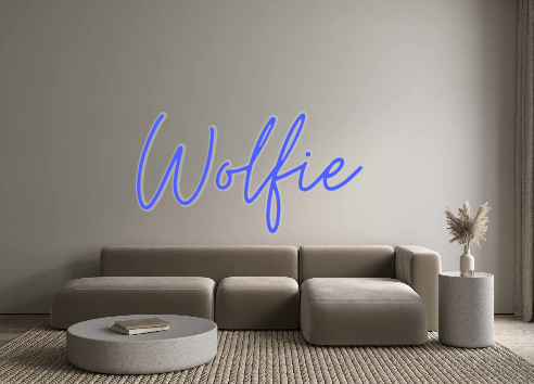 Custom Neon: Wolfie - Neon Filter