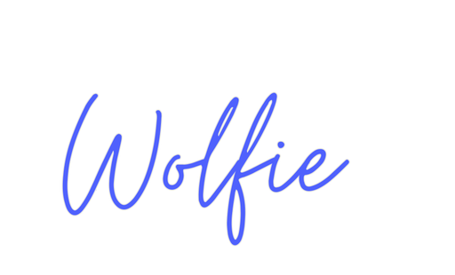 Custom Neon: Wolfie - Neon Filter